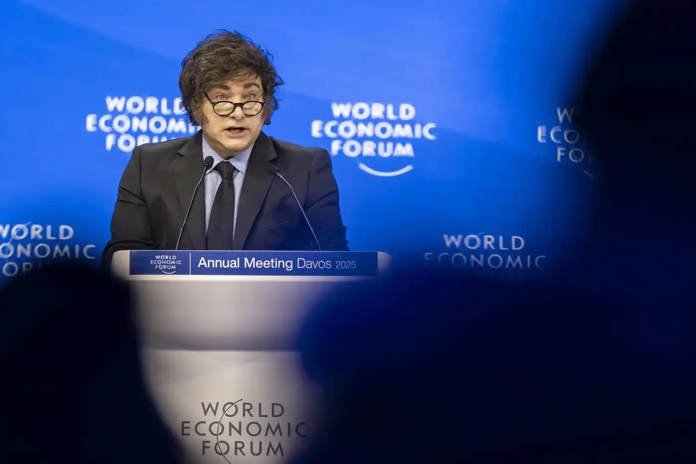 Javier Milei expuso en el foro económico de Davos con críticas al progresismo.