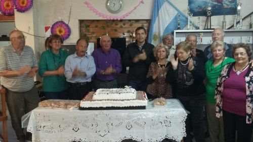 De Jesús en el 25° aniversario del Centro de Jubilados de Las Toninas 