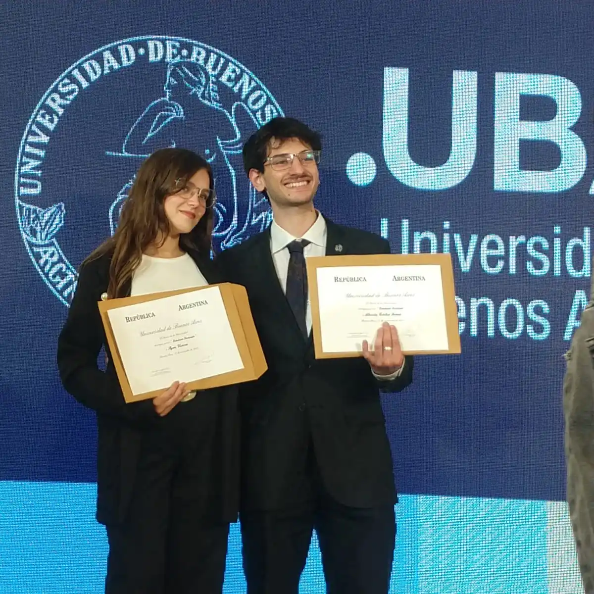 La UBA distinguió al gualeyo Esteban Almeida por su desempeño académico