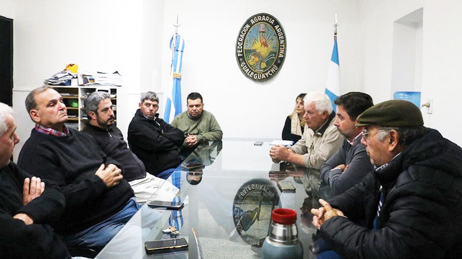 Nicolás Mattiauda asumió al frente de la Federación Agraria, Filial Gualeguaychú