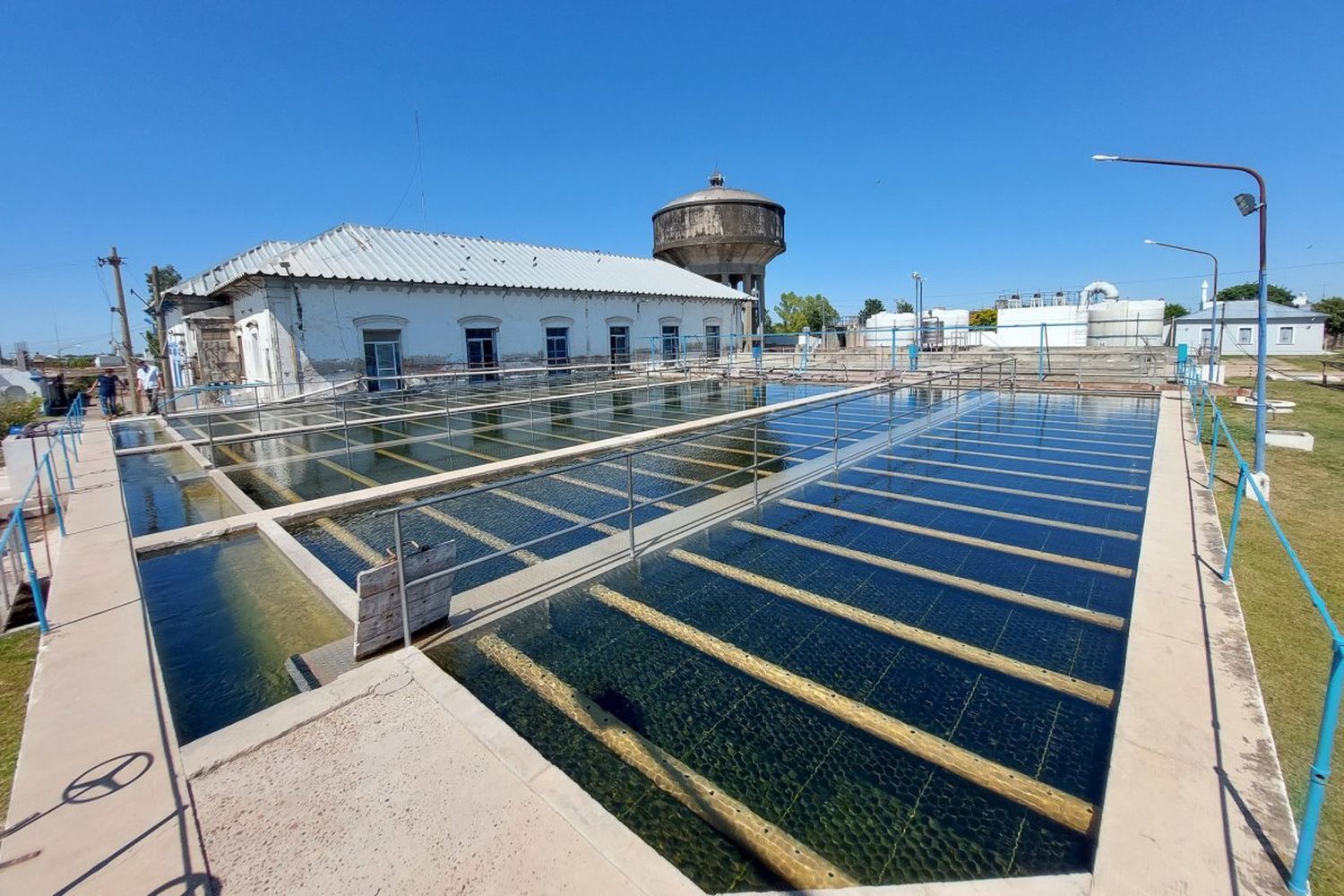 Comenzará el cambio de cañerías en la planta de Obras Sanitarias