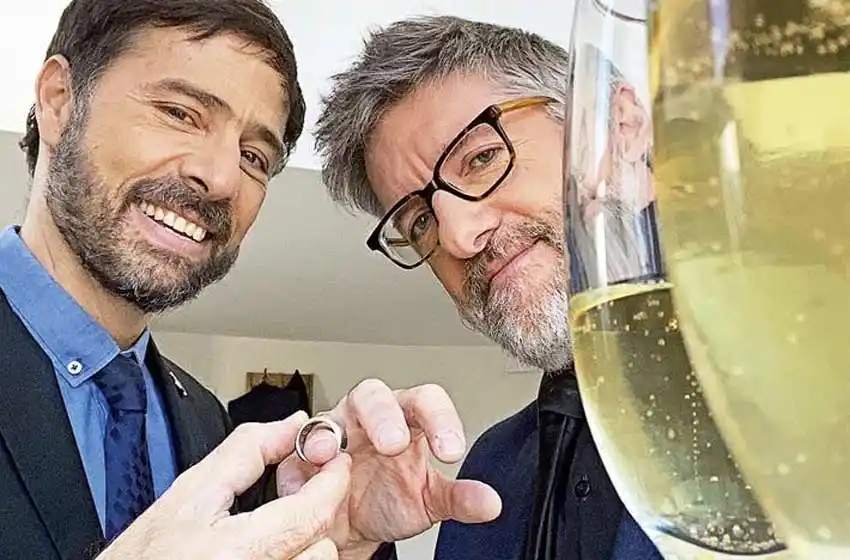 El tierno y apasionado mensaje de Luis Novaresio para su novio por su cumpleaños