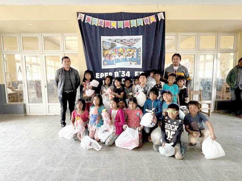 Resaltan la entrega de juguetes y la jornada 
especial que vivieron los niños del Oeste provincial