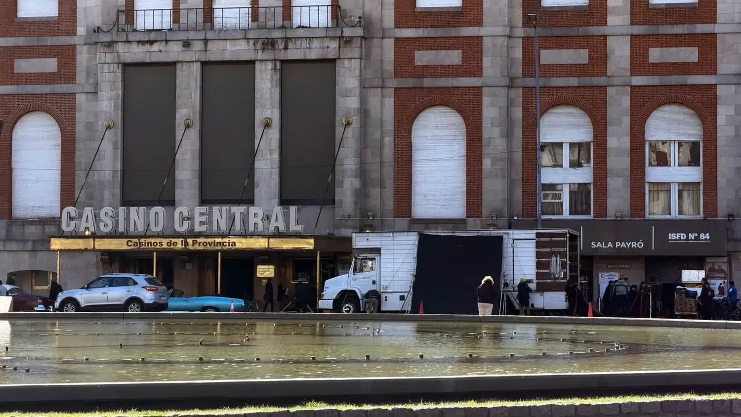 Netflix rueda "Plata Quemada" en Mar del Plata: "elegimos la ciudad porque es parte del guion"
