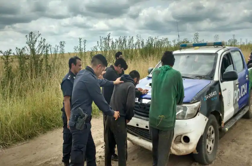 Detuvieron a tres delincuentes que robaron en una estancia