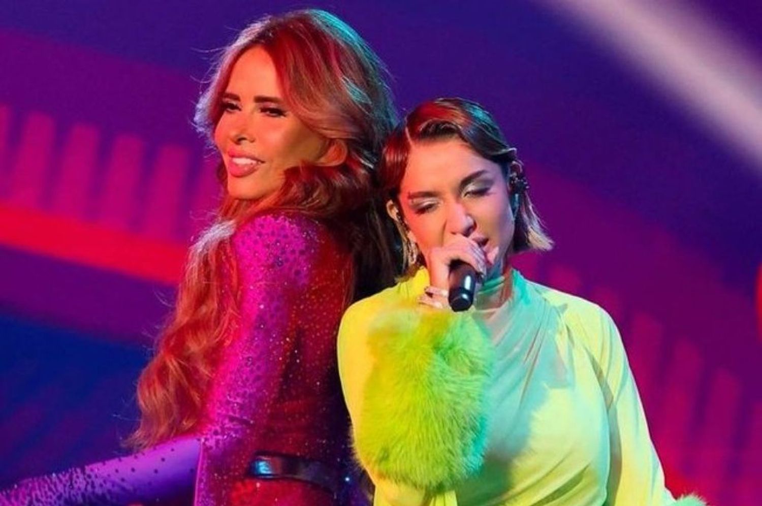 Gloria Trevi junto a María Becerra