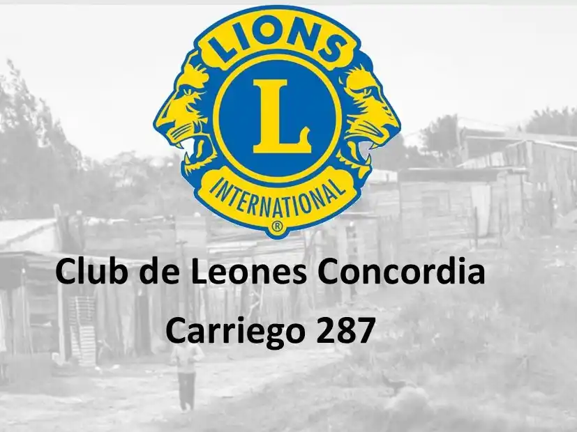 Colecta en el Club de Leones Concordia