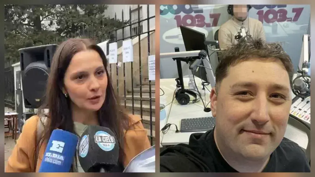 La víctima, Florencia Mascioli y el imputado, Agustín Raimondo