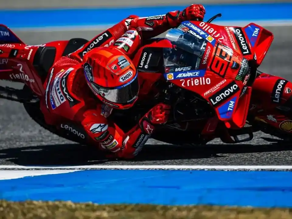 Marc Márquez puede ser campeón este fin de semana en Motegui.Foto:AP