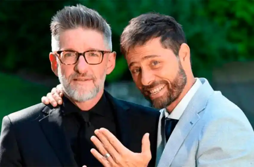 Luis Novaresio sorprendió al anunciar que se casa hoy con Braulio Bauab