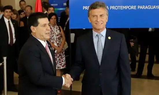 Macri recibe al Presidente de Paraguay Horacio Cartés