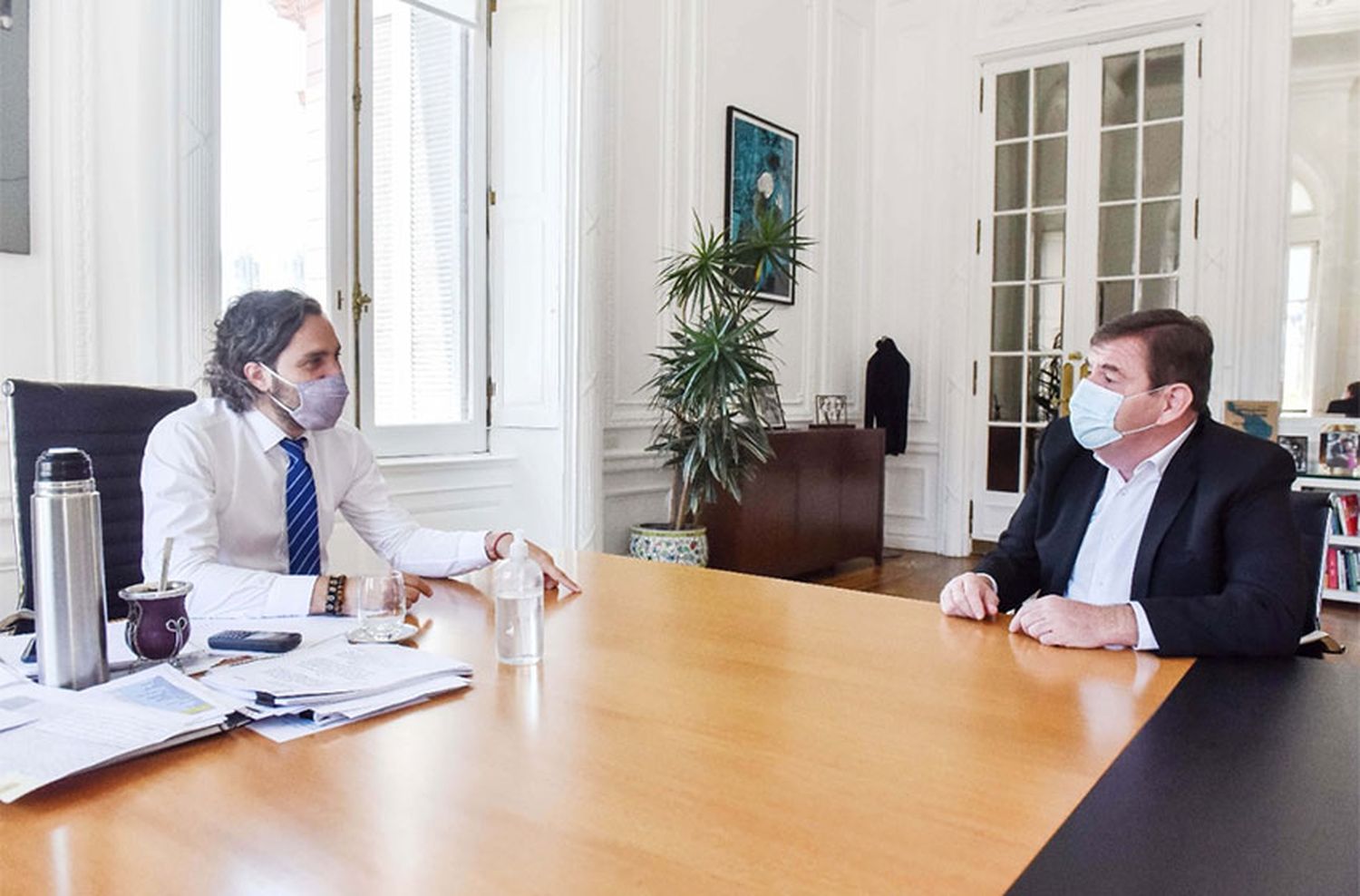 Montenegro se reunió con Cafiero para analizar el desarrollo productivo y turístico de Mar del Plata