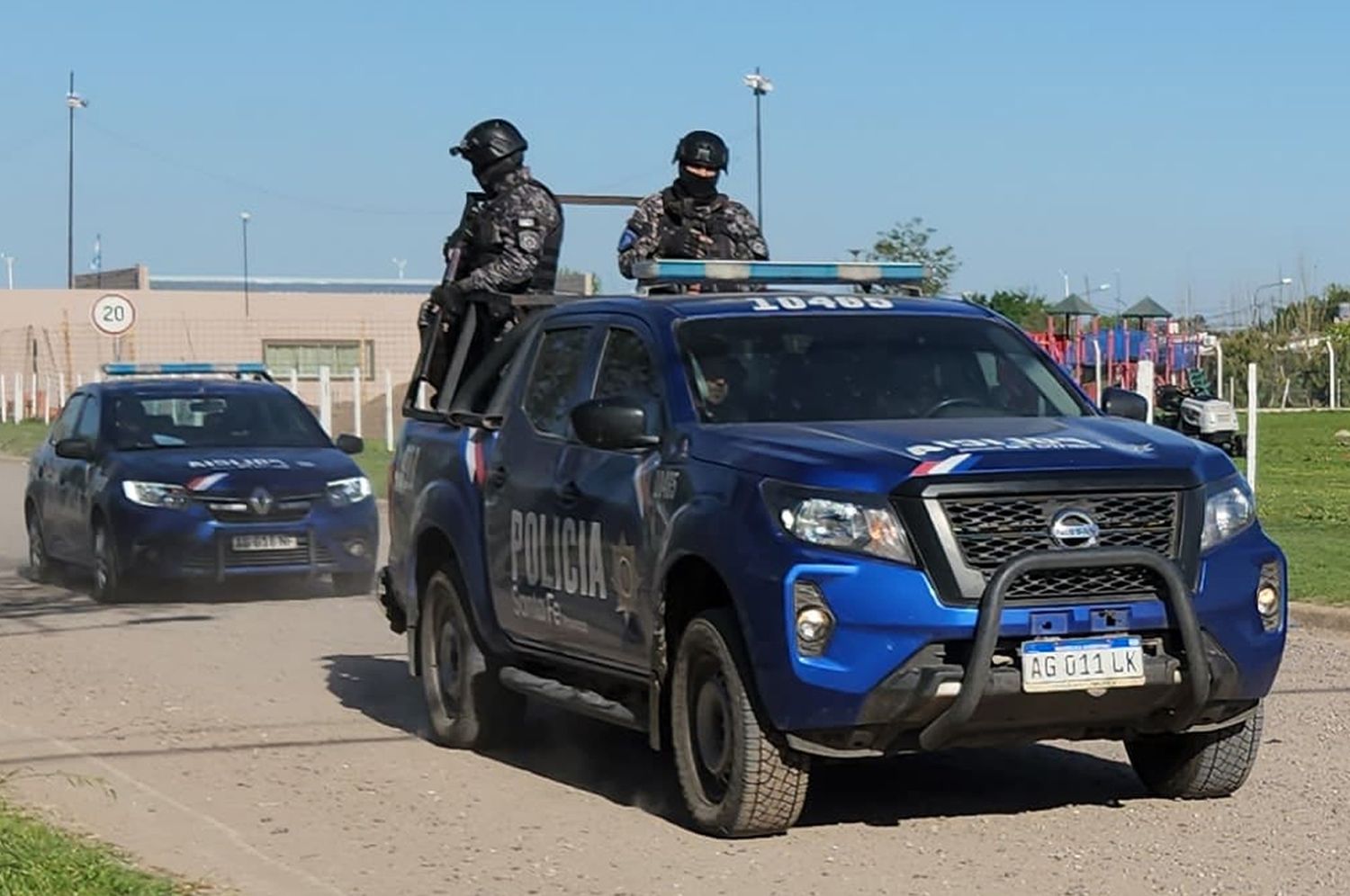 Foto de archivo | Intervención policial en barrio Zazpe