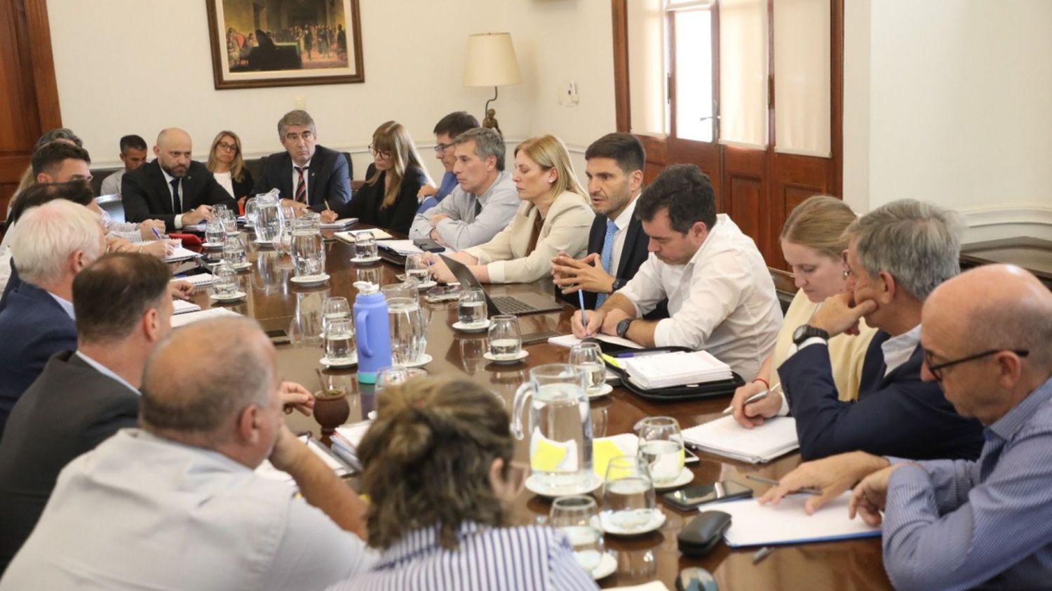 Reunión de Gabinete santafesino con importantes novedades.