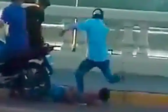 Video: bestial agresión en confuso episodio ocurrido en Concordia 