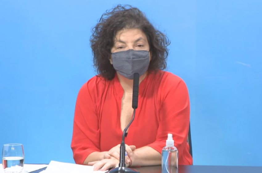 «Hoy se llegará al 50% de vacunación de toda la población argentina», afirmó Vizzotti