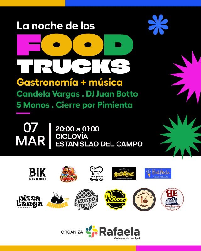 NOCHE DE LOS FOOD TRUCKS