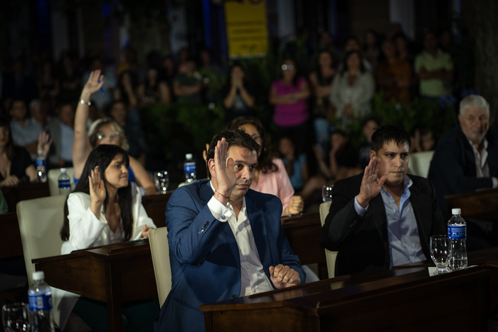 Carrasco en la banca de concejal