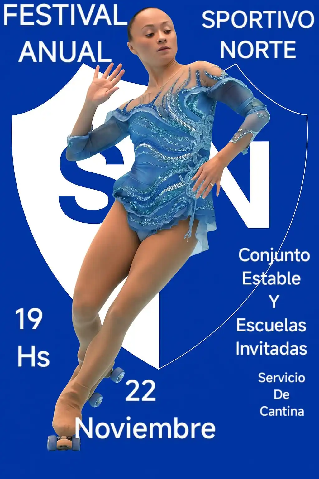 Ariel Baiguera - profesor |  El sábado se realizará el Festival Anual de patín en el polideportivo de Sportivo Norte