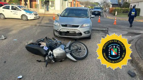 Trágico siniestro vial en Federación: falleció un menor de edad