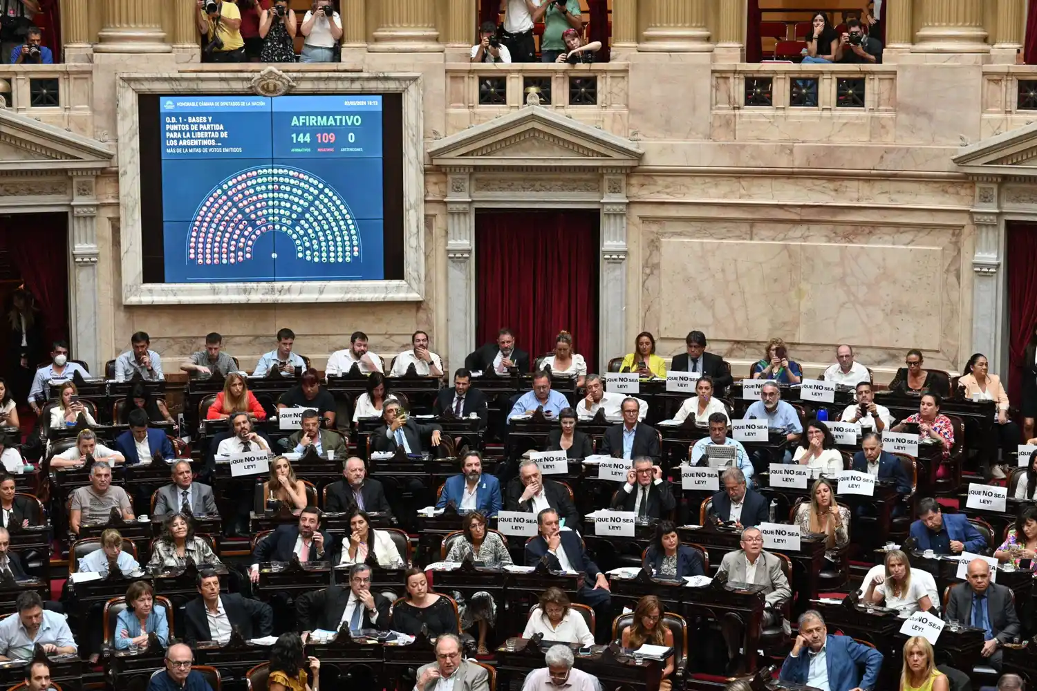 Se rompió el bloque de la UCR y doce diputados formarán una nueva bancada en el Congreso