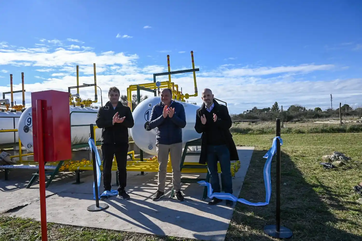Se inauguró la ampliación de la planta de gas en Orense