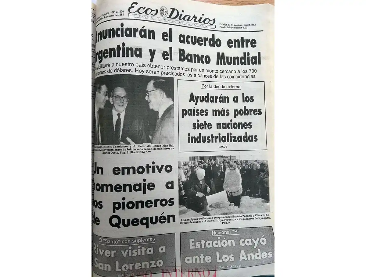 Viernes 23 de septiembre de 1988