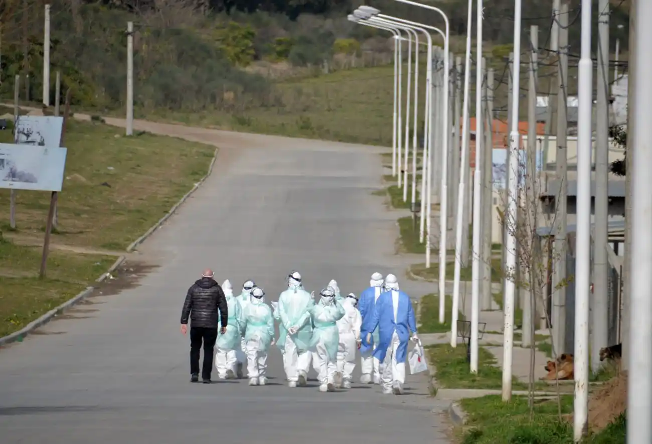 En una segunda etapa del Detectar, un equipo de 15 personas recorrió La Movediza