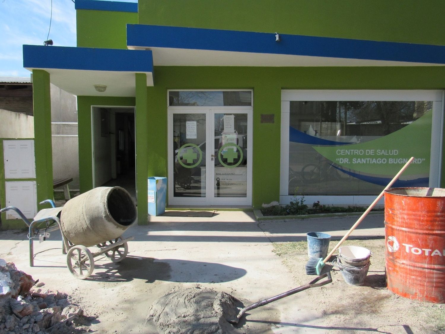 Larroque: avanzan las obras en el Centro de Salud "Santiago Bugnard"