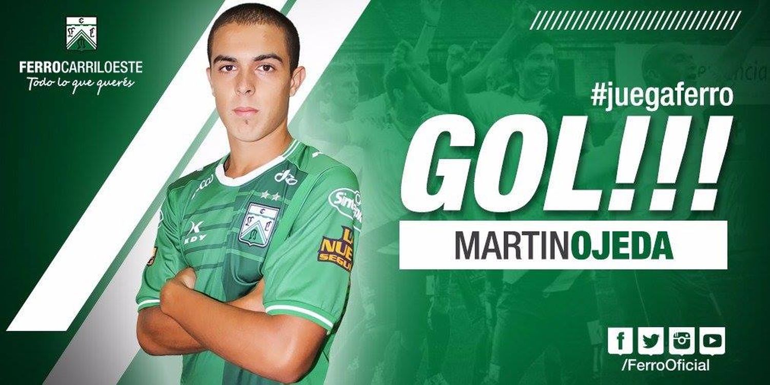 Tincho Ojeda, el Gualeguaychuense que a los 17 años debutó con gol en Ferro 