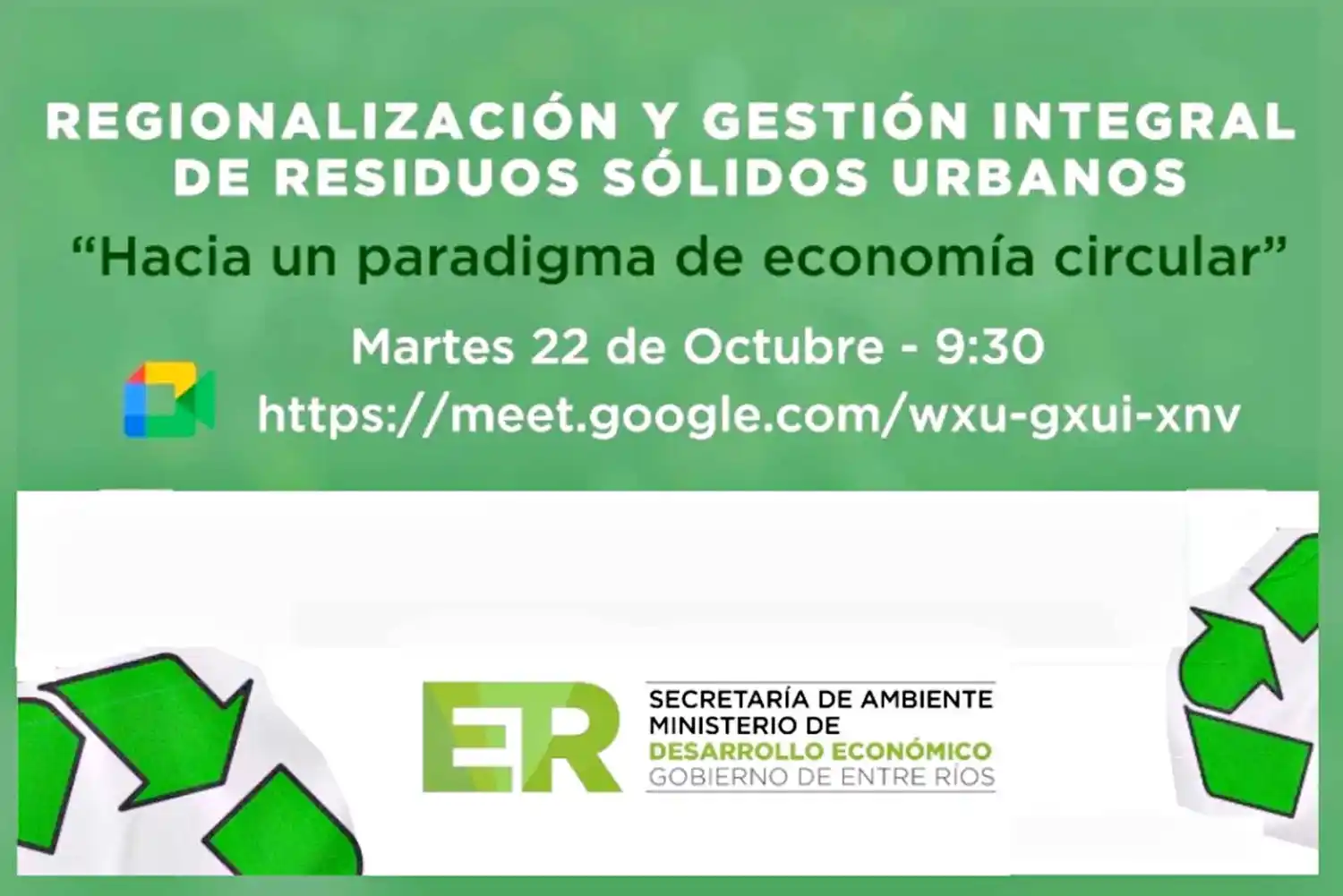 Municipios expondrán sobre experiencias de gestión de residuos