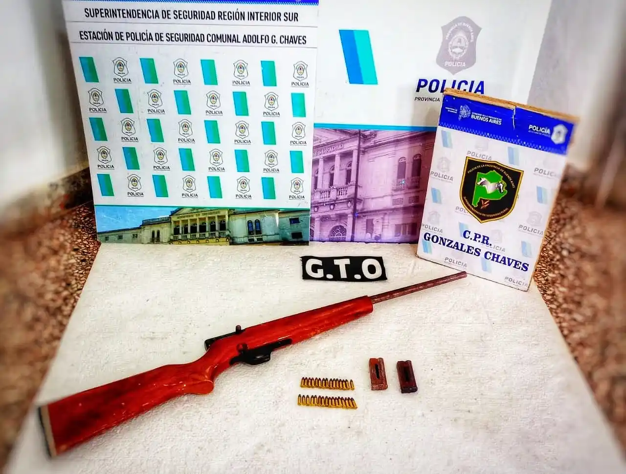 Allanamiento en Estación Vázquez: secuestran arma