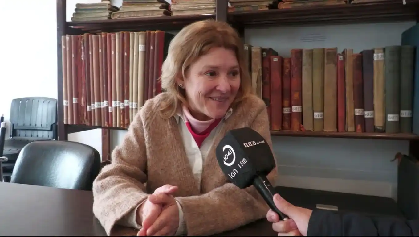 La Directora de Cultura local, Micaela Saconi.