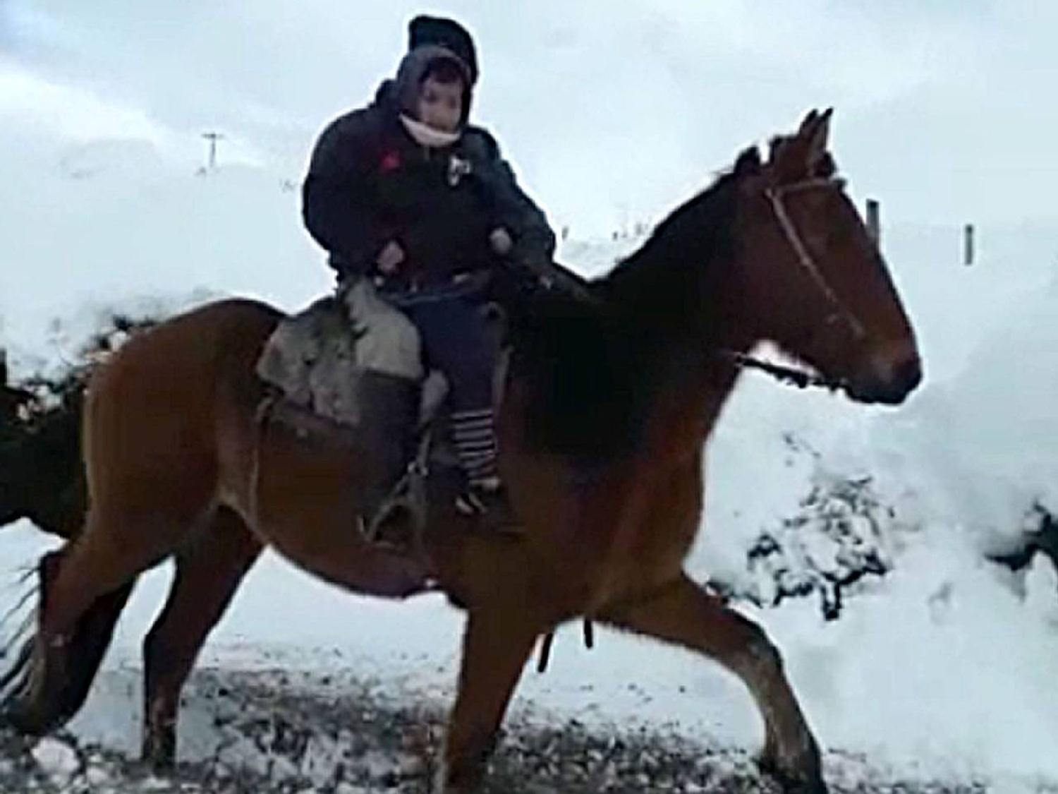 Una médica cordobesa rescató a un nene aislado por la nieve