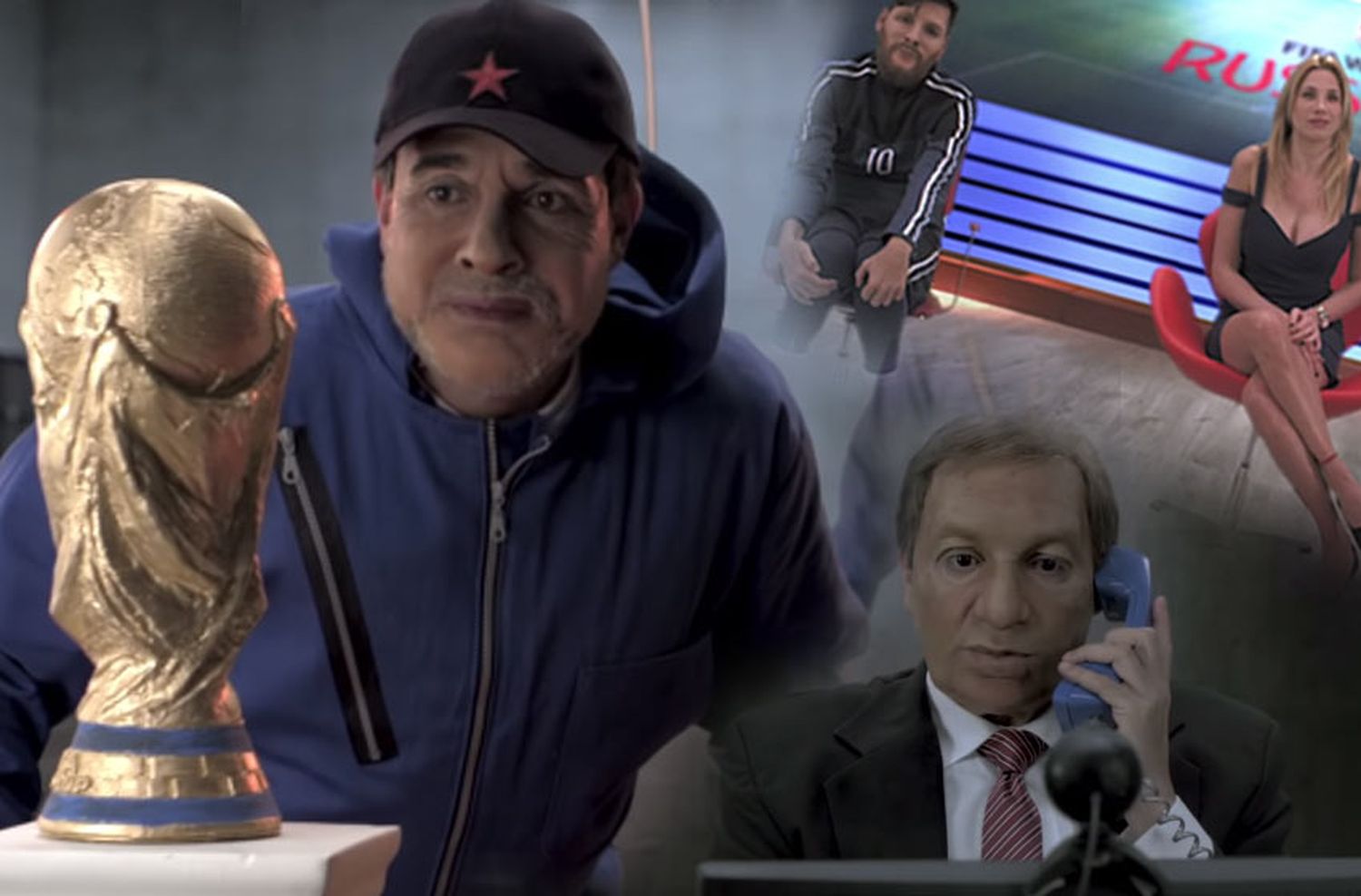 «La Copa de Papel», la desopilante parodia de Martín Bossi sobre el Mundial