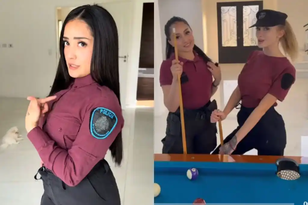 Escándalo con una mujer policía