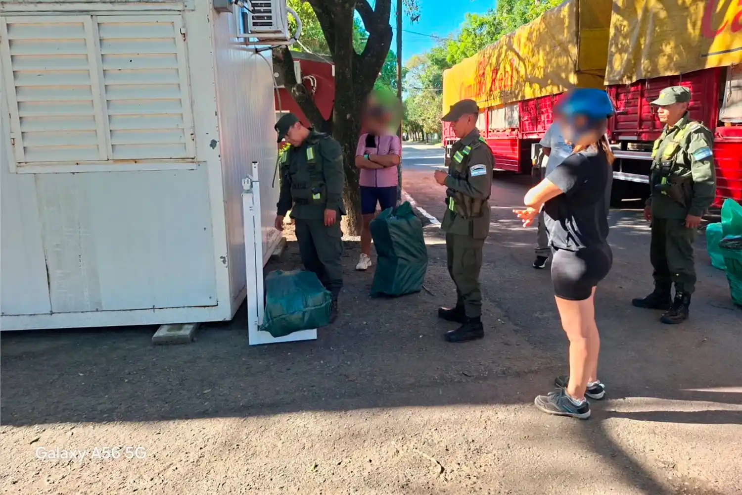 camionero hojas cocaina