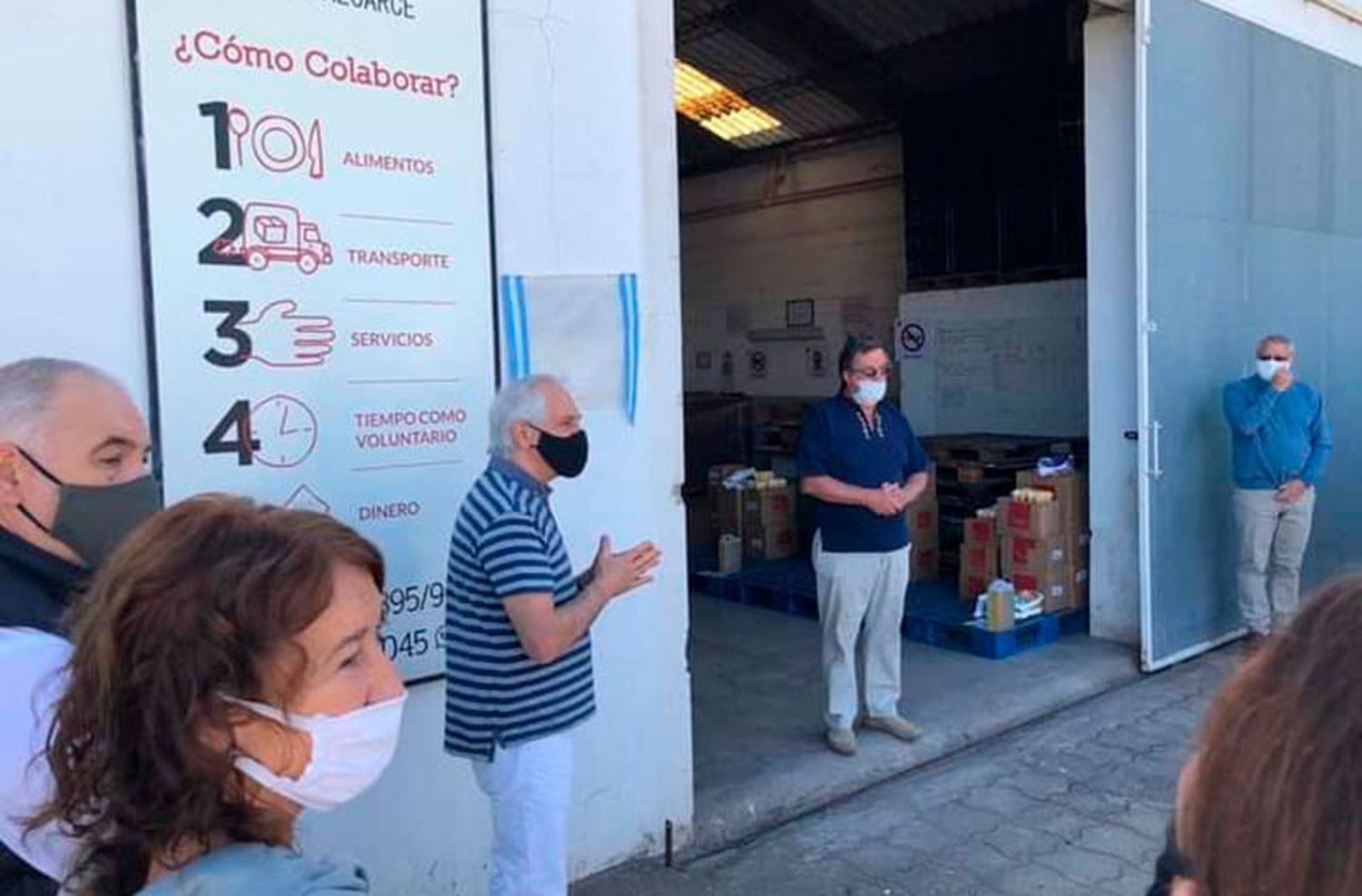 El depósito del Banco de Alimentos ya lleva el nombre de Lucho Ziella