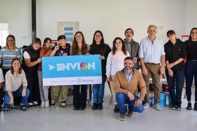 Envión Chascomús recibió equipamiento para fortalecer talleres y actividades en los barrios