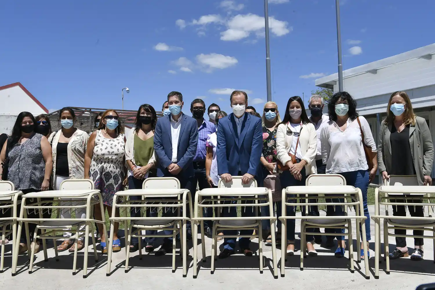 Bordet: "con la intendenta y los legisladores, además de la inauguración, avanzamos en una agenda común de trabajo"