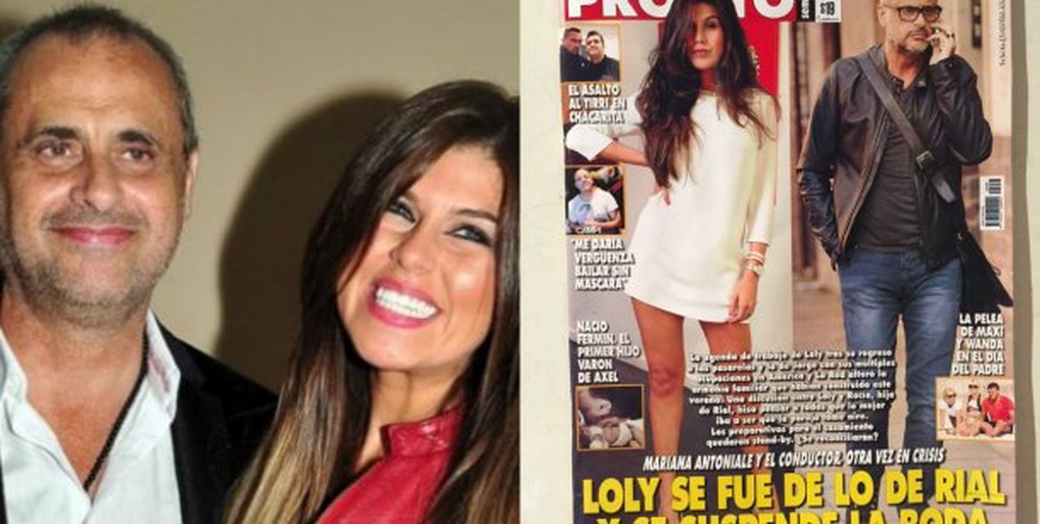 Loly Antoniale dejó la casa de Jorge Rial y se suspendió el casamiento