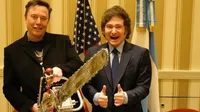 Quién es el creador de la motosierra que Milei regaló a Elon Musk