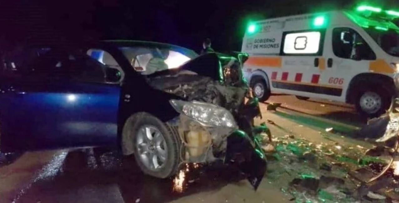 Misiones: un agente penitenciario manejaba borracho, chocó con otro auto y mató a un chico de 16 años