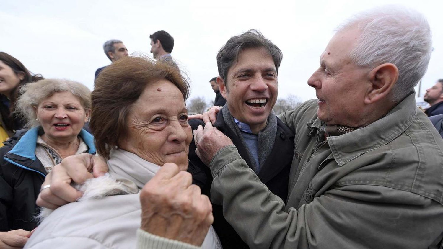 El gobernador decidió estar presente para acompañar el reclamo al gobierno Nacional.