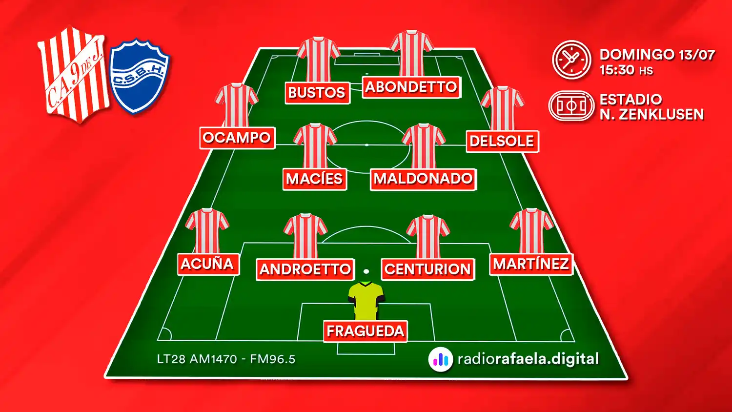 9 de julio - probable