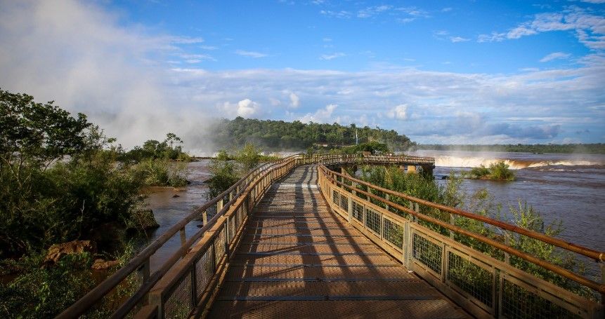 Cataratas del Iguazú: habilitaron al público el circuito de la Garganta del Diablo