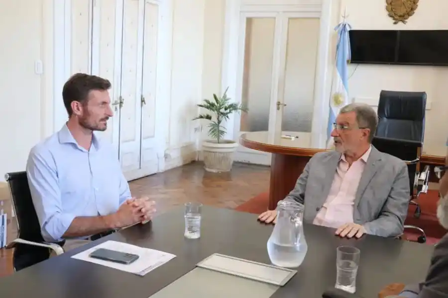 El Intendente Gonzalo Aira mantuvo una importante reunión con el nuevo Ministro de Seguridad de la provincia, Rubén Rimoldi
