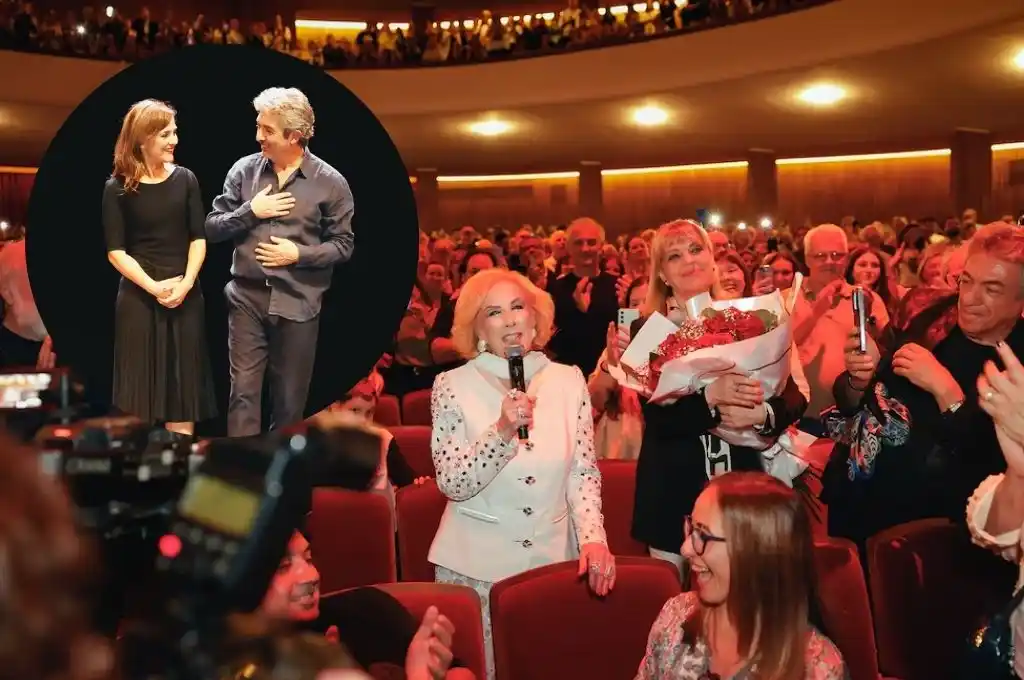 Mirtha Legran en el estreno de