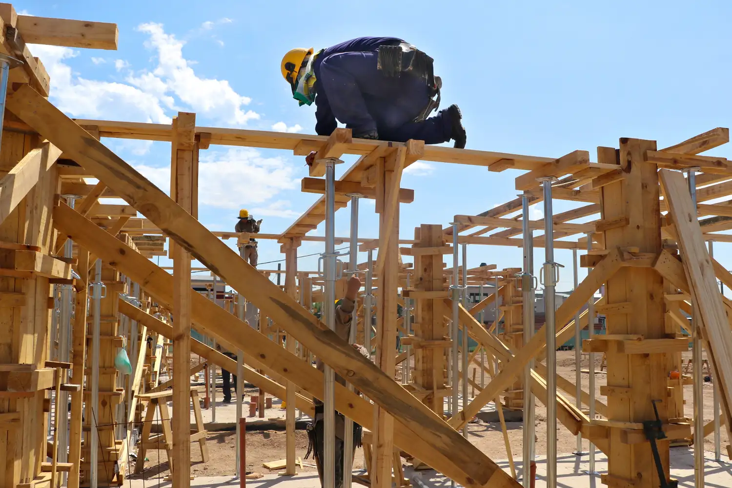 Se redujo la venta de materiales de construcción en abril.