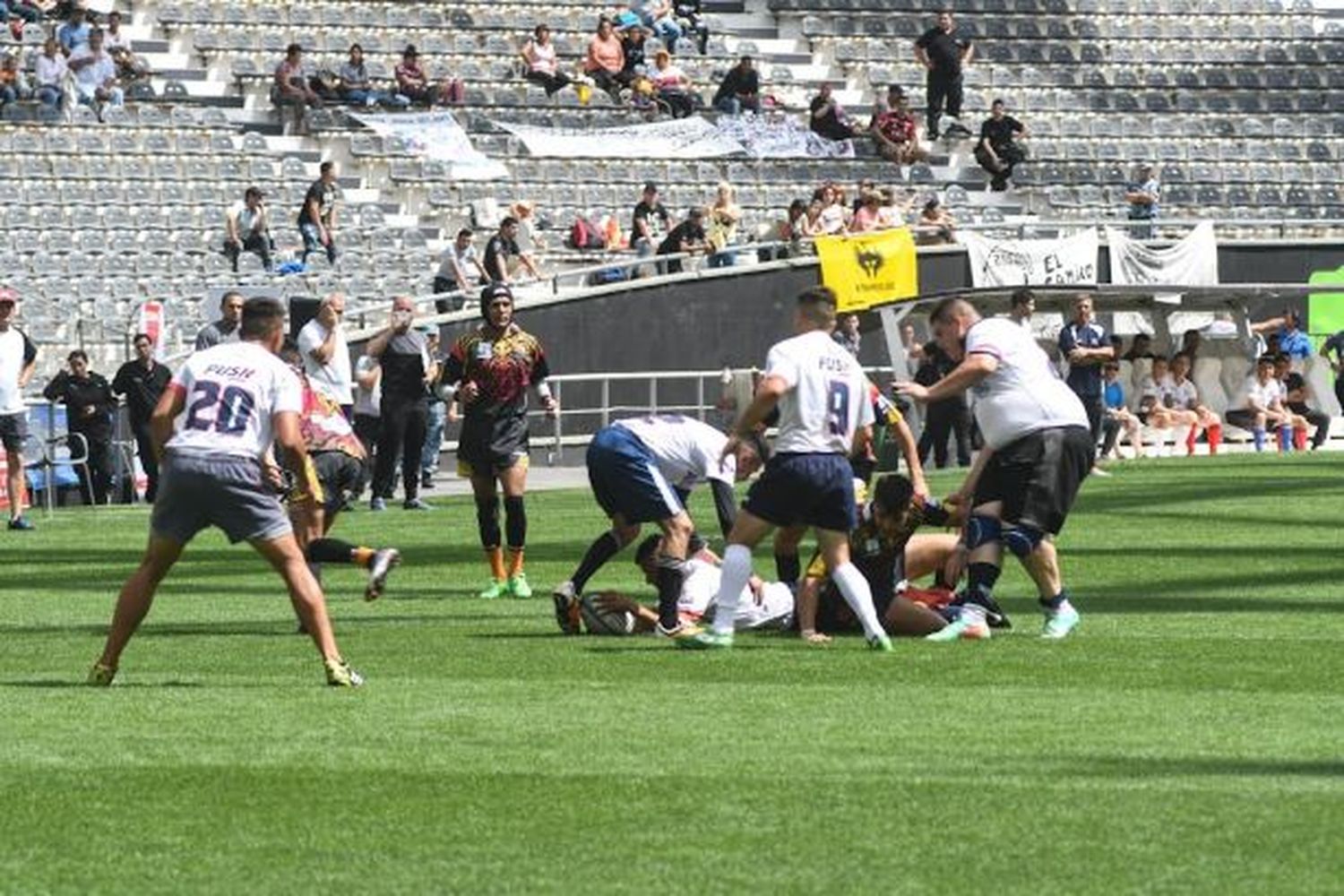 Jugaron las Finales del Provincial de Rugby de presos en el Único de La Plata